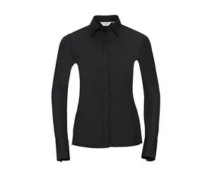Women's long sleeve shirt Russell Athletic Ultimate Stretch Noir M