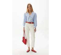 Women's long sleeve shirt She is Sunday Petite Bleu L