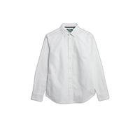 Superdry Slim Oxford Bd Long Sleeve Shirt White XS Woman
