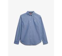 Superdry Slim Oxford Bd Long Sleeve Shirt Blue XS Woman