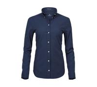 Women's long sleeve shirt Tee Jays Perfect Oxford Bleu 2XL