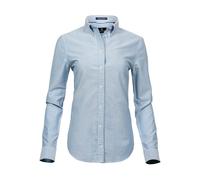 Tee Jays Ladies Perfect Oxford Shirt, Light Blue, X-Small. TJ4001