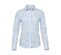 Women's long sleeve shirt Tee Jays Stretch Luxury Bleu XL