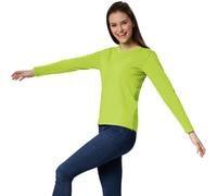 Tectake Women Long-Sleeved Top -304175 - Bright Green S