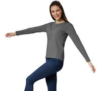 Tectake Women Long-Sleeved Top -304172 - Grey L