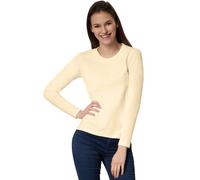 Womens Long Sleeve Shirt Top Cotton Sweatshirt Top T-Shirt Plain new