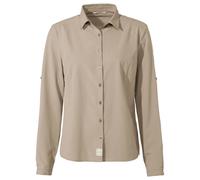 Vaude Rosemoor Iv Long Sleeve Shirt Beige 38 Woman