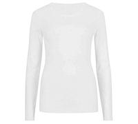 Womens Long Sleeve Stretch Plain Round Scoop Neck T Shirt Top Stretchy Casual Wear Top