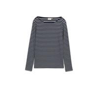 Women's Long Sleeve Stretch Striped T-shirt Tom Tailor Bleu 2XL