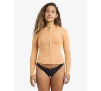 Women's Long Sleeve Surf T-Shirt in Neoprene Billabong Peeky Natural Orange M