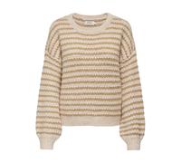 Women's long sleeve sweater Only Onlann Structure Tructure Knt Beige S