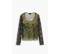 Women's long sleeve T-shirt Desigual Vilna Noir M