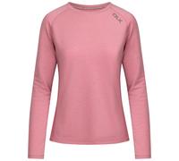 DLX Womens Long Sleeve Workout Top Katherine - Round Neck, Raglan Sleeve, Mesh Side Panels, 79% Polyester, 15% Lyocell, 6% Elastane, 85% Polyester, 15% Elastane