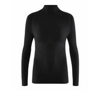 Falke Base Layer Top - MW Maximum Warm Turtleneck - Long Sleeve, Quick-Dry - Women's Black L (UK 14)