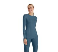 Women's long sleeve T-shirt Falke Wool-Tech Bleu L
