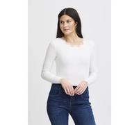 Women's long sleeve T-shirt fransa Hizamond 2 Blanc 4XL