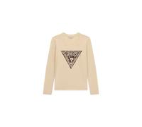 Women's long sleeve T-shirt Guess Leo Triangle Blanc 2XL