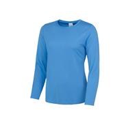 Women's long sleeve T-shirt Just Cool Bleu S