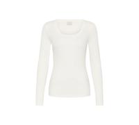 Women's long sleeve T-shirt KAFFE KACarna Blanc M