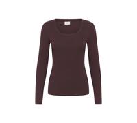 Women's long sleeve T-shirt KAFFE KACarna Rouge S
