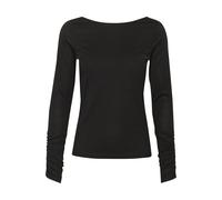 Women's long sleeve T-shirt KAFFE Rebecca Noir XS