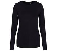 Womens Long Sleeve T Shirt Ladies Round Neck Tee Super Soft Triblend Casual Top