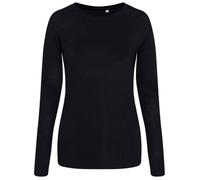 Womens Long Sleeve T Shirt Ladies Round Neck Tee Super Soft Triblend Casual Top