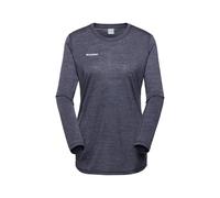 Mammut - Women's Tree Wool Firstlayer Longsleeve - Merino shirt size S, blue