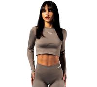 Women's long-sleeve T-shirt Nebbia Power Crop Top M