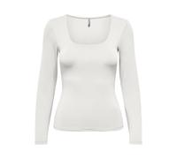 Women's long sleeve T-shirt Only Lea 2-way Blanc M