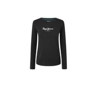 Pepe Jeans New Virginia Long Sleeve T-shirt Black M Woman