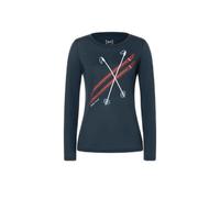 Women's long sleeve T-shirt super.natural Kryssede Bleu L