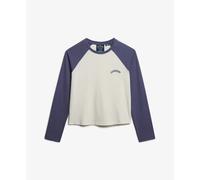 Women's long sleeve T-shirt Superdry Essential Bleu XS