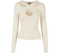 Women's long sleeve T-shirt Urban Classics Crossed Cut Out Blanc L