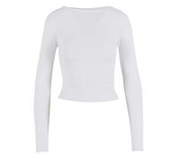 Women's long sleeve T-shirt Urban Classics Ruffled Super Slim Blanc 3XL