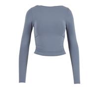 Women's long sleeve T-shirt Urban Classics Ruffled Super Slim Gris 5XL