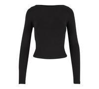 Women's long sleeve T-shirt Urban Classics Ruffled Super Slim (x2) Noir XL