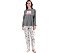 Women's Long Sleeve Top and Long Trousers Pyjama Admas Dalmatians Varsity Disney Gris M