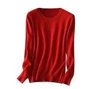 Womens Long Sleeve Tops Ladies Jumpers Side Buttons Sweatshirts Tunic Tops UK Womens Jumpers Plain Ribbed Cotton V Neck Tunic Top Long Sleeve Sweatshirt Ladies Winter Clothes Pullover Sweaters Wine