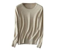 Womens Long Sleeve Tops Ladies Jumpers Side Buttons Sweatshirts Tunic Tops UK Womens Jumpers Plain Ribbed Cotton V Neck Tunic Top Long Sleeve Sweatshirt Ladies Winter Clothes Pullover Sweaters Khaki