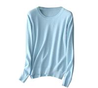 Womens Long Sleeve Tops Ladies Jumpers Side Buttons Sweatshirts Tunic Tops UK Womens Jumpers Plain Ribbed Cotton V Neck Tunic Top Long Sleeve Sweatshirt Ladies Winter Clothes Pullover Sweaters