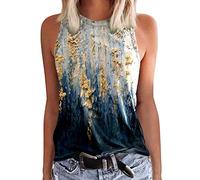 Women's Long Sleeve Tops, Women Summer Sexy Off-Shoulder Vest Tops Fashion Stripes Flag Print Strapless Tube Tops Sleeveless Loose Casual Bandeau Tops Streetwear Off Shoulder Tops for Women Tshirt