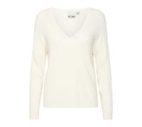 Women's long sleeve V-neck T-shirt Ichi Boston Beige S