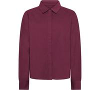 Women's Long Sleeve Velvet Shirt KnowledgeCotton Apparel Rouge XL