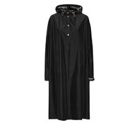 Women's Long Sleeve Waterproof Poncho Ilse Jacobsen Hornbæk Noir TU