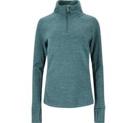 Women's long sleeve zip neck base layer Whistler Kajsa Bleu 36