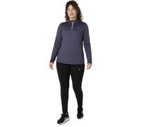 Asics Core Ls Half Zip Long Sleeve T-shirt Blue S Women