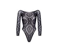 Women's long-sleeved bodysuit Leg Avenue Noir S/M