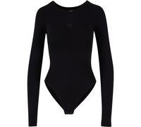 Urban Classics Women's Ladies Stretch Jersey Longsleeve Body T-Shirt, Black, M