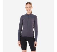 Women's Long-sleeved Cool Weather Mountain Bike Cross Country Jersey - Grey